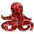 Plush Octopus Puppet Eco Pals by Wildlife Artists