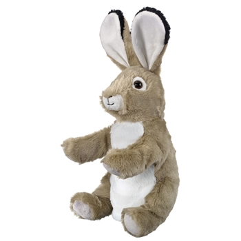 Plush Jackrabbit Puppet Eco Pals by Wildlife Artists