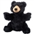 Plush Black Bear Puppet by Wildlife Artists