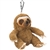 Small of the Wild Clip On Stuffed Sloth by Wildlife Artists