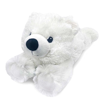 Microwavable Weighted and Scented White Bear Stuffed Animal by Warmies