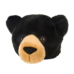 Black Bear Plush Animal Hat By Wild Republic