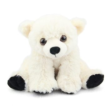 Baby Stuffed Polar Bear Mini Cuddlekin by Wild Republic