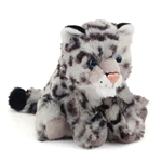 Baby Stuffed Snow Leopard Mini Cuddlekin by Wild Republic