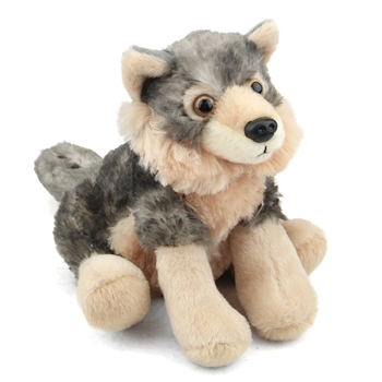 Stuffed Wolf Mini Cuddlekin by Wild Republic