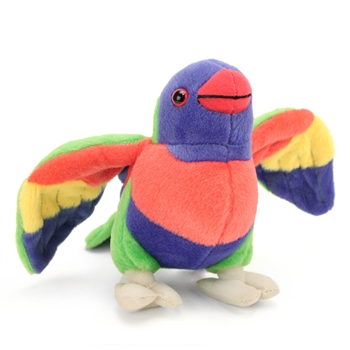 Stuffed Lorikeet Mini Cuddlekin by Wild Republic