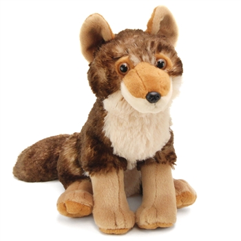 Stuffed Coyote 12 Inch Cuddlekin by Wild Republic