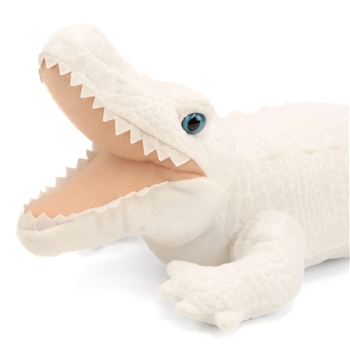 Stuffed White Alligator 23 Inch Cuddlekin by Wild Republic