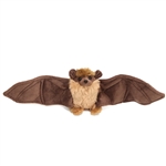 Stuffed Brown Bat Mini Cuddlekin by Wild Republic