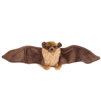 Stuffed Brown Bat Mini Cuddlekin by Wild Republic