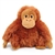 Stuffed Female Orangutan Mini Cuddlekin by Wild Republic