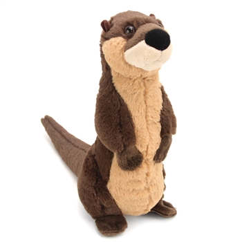 Standing Stuffed River Otter Mini Cuddlekin by Wild Republic