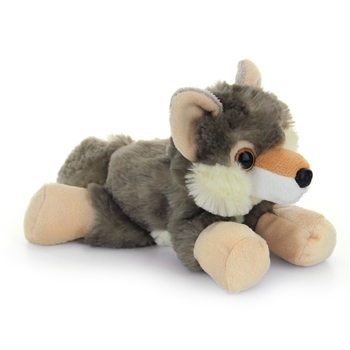 Hug Ems Small Wolf Stuffed Animal by Wild Republic