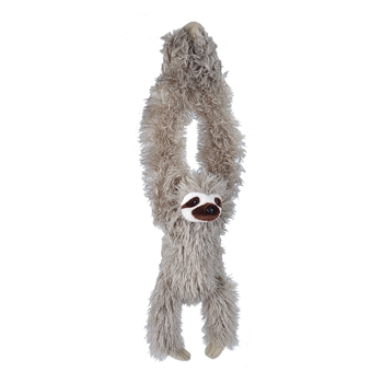 Hanging Sloth Stuffed Animal with Velcro Hands by Wild Republic