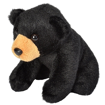 Pocketkins Small Plush Black Bear by Wild Republic