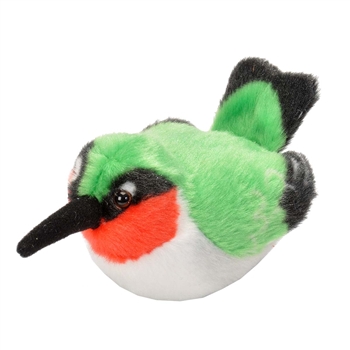 Plush Ruby-throated Hummingbird Audubon Bird w/ Sound by Wild Republic