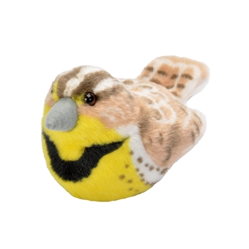 Plush Western Meadowlark Audubon Bird with Sound by Wild Republic