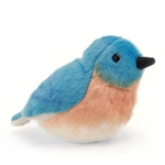 Plush Eastern Bluebird Audubon Bird with Sound by Wild Republic