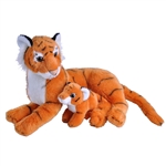 Mom and Baby Tiger Stuffed Animals by Wild Republic