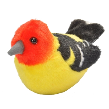 Plush Western Tanager Audubon Bird with Sound by Wild Republic