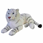 Cuddlekins Jumbo White Tiger Stuffed Animal by Wild Republic