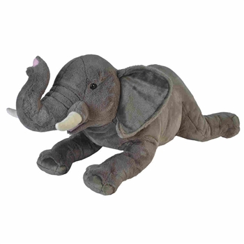 Cuddlekins Jumbo African Elephant Stuffed Animal by Wild Republic