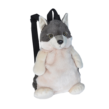 Plush Wolf Backpack by Wild Republic