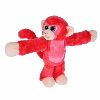 Huggers Red Monkey Stuffed Animal Slap Bracelet by Wild Republic