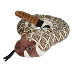 Jumbo Western Diamondback Rattlesnake Stuffed Animal by Wild Republic
