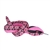 Pink Links Print 54 Inch Plush Snake by Wild Republic