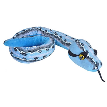 Slipstream Print 54 Inch Plush Blue Snake by Wild Republic