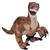 Big Velociraptor Stuffed Animal with Plastic Teeth by Wild Republic