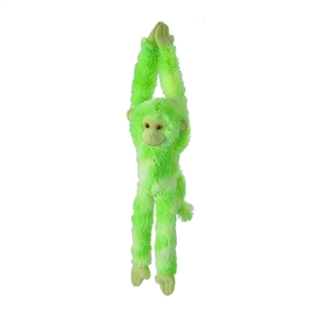 Bright Green Hanging Monkey Stuffed Animal by Wild Republic