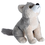 Wild Calls Stuffed Wolf with Real Sound by Wild Republic