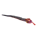 Red Plush 54 Inch Rainbow Sequin Snake by Wild Republic