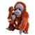 Mom and Baby Orangutan Stuffed Animals by Wild Republic