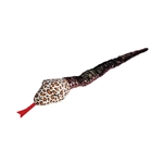 Leopard Print Plush 54 Inch Copper Sequin Snake by Wild Republic