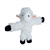 Huggers White Lamb Stuffed Animal Slap Bracelet by Wild Republic