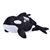 Mom and Baby Orca Stuffed Animals by Wild Republic