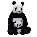 Jumbo Mom & Baby Panda Stuffed Animals by Wild Republic