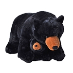 Jumbo Mom & Baby Black Bear Stuffed Animals by Wild Republic