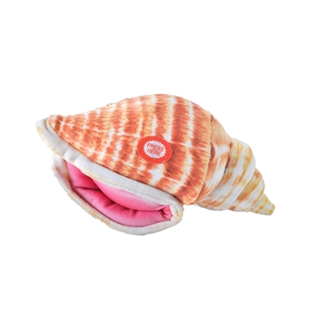 Wild Calls Stuffed Queen Conch Shell with Real Sound by Wild Republic