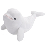 Stuffed Beluga Whale EcoKins by Wild Republic