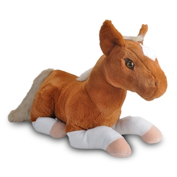 Cuddlekins Jumbo Brown Horse Stuffed Animal by Wild Republic