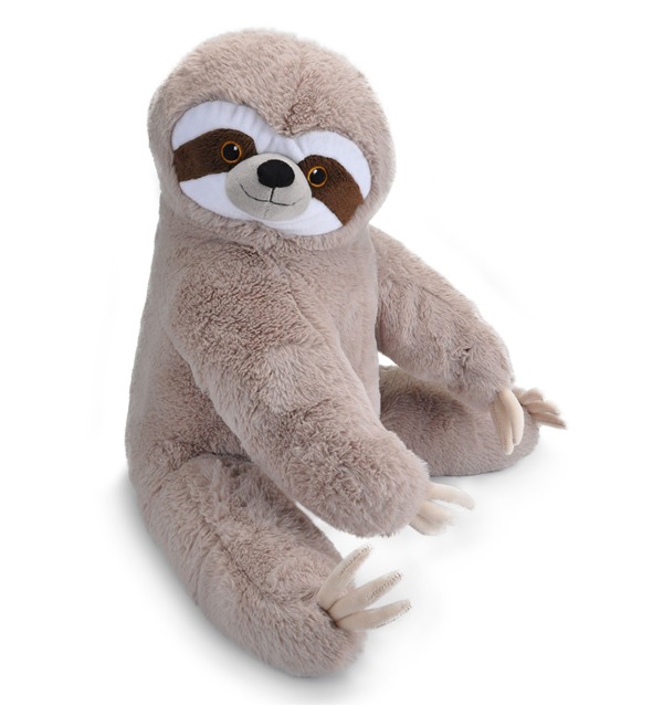 Jumbo sloth hot sale stuffed animal