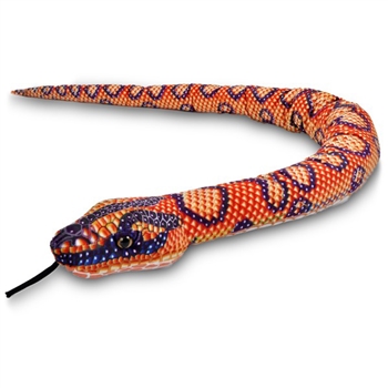Rainbow Boa Printed 54 Inch Plush Snake by Wild Republic