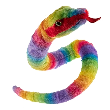 Stuffed Rainbow Boa 54 Inch Plush Rainboa Snake by Wild Republic