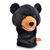 Wild Calls Stuffed Black Bear Puppet with Real Sound by Wild Republic