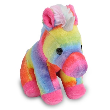 Pocketkins Small Plush Rainbow Unicorn by Wild Republic