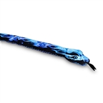 Blue Flame Print 54 Inch Plush Snake by Wild Republic